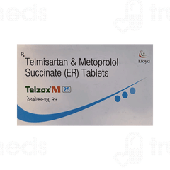 Telzox M 25 Tablet 15