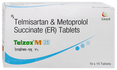 Telzox M 25 Tablet 15 Telzox M 25 Tablet 15