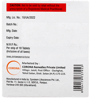 Sitabite Dm 100/10/500 Tablet 10