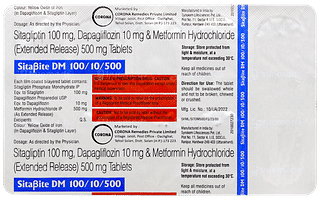Sitabite Dm 100/10/500 Tablet 10