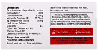 Telma Mct 25/6.25 Tablet 10