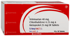 Telma Mct 25/6.25 Tablet 10 Telma Mct 25/6.25 Tablet 10