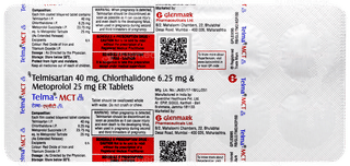 Telma Mct 25/6.25 Tablet 10