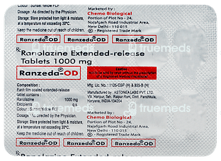 Ranzeda Od 1000 MG Tablet Er 10