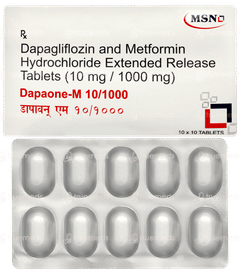 Dapaone M 10/1000 Tablet 10