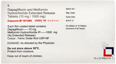 Dapaone M 10/1000 Tablet 10