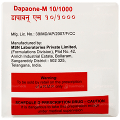 Dapaone M 10/1000 Tablet 10