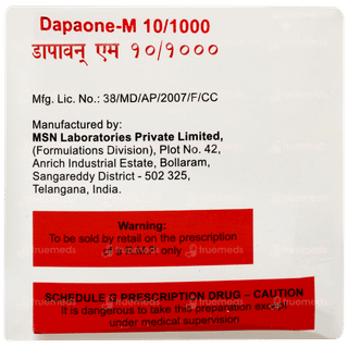 Dapaone M 10/1000 Tablet 10