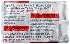 Dapaone M 10/1000 Tablet 10 Dapaone M 10/1000 Tablet 10
