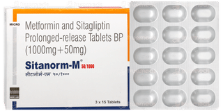 Sitanorm M 50/1000 Tablet 15