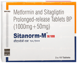 Sitanorm M 50/1000 Tablet 15