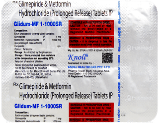 Glidum Mf 1/1000Sr Tablet 10