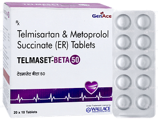 Telmaset Beta 50 Tablet 10