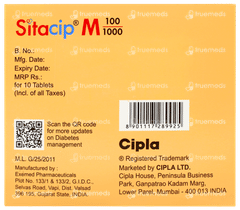 Sitacip M 100/1000 Tablet 10