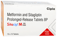 Sitacip M 100/1000 Tablet 10