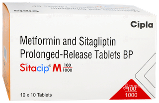 Sitacip M 100/1000 Tablet 10