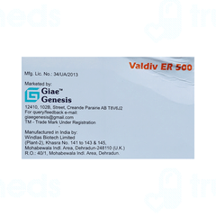 Valdiv Er 500 Tablet 10