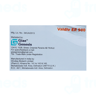 Valdiv Er 500 Tablet 10