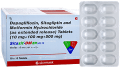 Sitazit Dm Er 500/10 Tablet 10