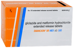 Diamicron Xr Mex 60/500 Tablet 15 Diamicron Xr Mex 60/500 Tablet 15