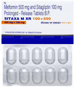 Sitaxa M Xr 100/500 Tablet 10