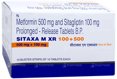 Sitaxa M Xr 100/500 Tablet 10 Sitaxa M Xr 100/500 Tablet 10