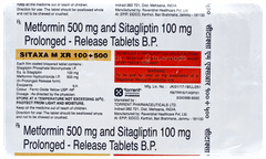 Sitaxa M Xr 100/500 Tablet 10 Sitaxa M Xr 100/500 Tablet 10