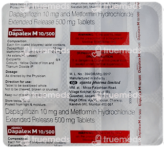 Dapalex M 10/500 MG Tablet Er 15