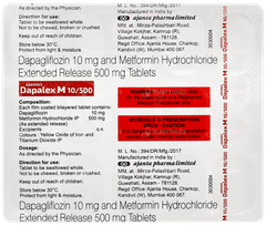 Dapalex M 10/500 Tablet 15 Dapalex M 10/500 Tablet 15