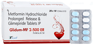 Glidum Mf 2/500 Er Tablet 10