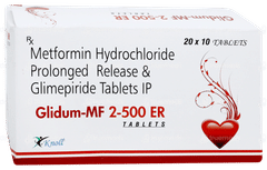 Glidum Mf 2-500 Er Tablet 10 Glidum Mf 2-500 Er Tablet 10