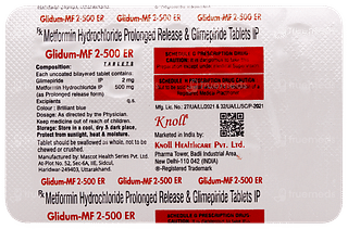 Glidum Mf 2/500 Er Tablet 10