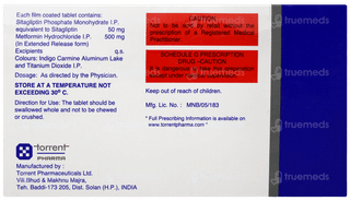 Sitaxa M Xr 50+500 Tablet 10