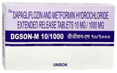 Dgson M 10/1000 Tablet 10 Dgson M 10/1000 Tablet 10