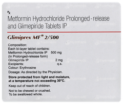 Glimiprex Mf 2/500 Tablet 15