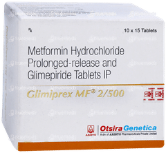 Glimiprex Mf 2/500 Tablet 15