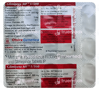 Glimiprex Mf 1/500 MG Tablet Pr 15