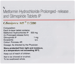 Glimiprex Mf 1/500 Tablet 15