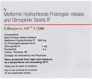 Glimiprex Mf 1/500 Tablet 15