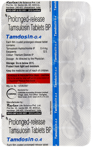 Tamdosin 0.4 Tablet 15