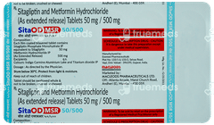 Sita Od Msr 50/500 Tablet 10 Sita Od Msr 50/500 Tablet 10