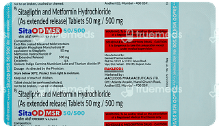 Sita Od Msr 50/500 MG Tablet Er 10