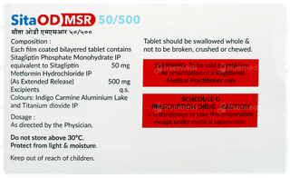 Sita Od Msr 50/500 Tablet 10