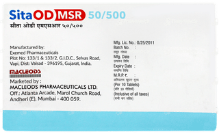 Sita Od Msr 50/500 Tablet 10