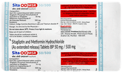 Sita Od Msr 50/500 Tablet 10 Sita Od Msr 50/500 Tablet 10