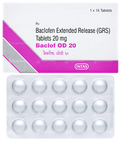 Baclof Od 20 Tablet 15