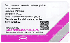 Baclof Od 20 Tablet 15 Baclof Od 20 Tablet 15