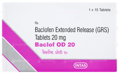 Baclof Od 20 Tablet 15 Baclof Od 20 Tablet 15