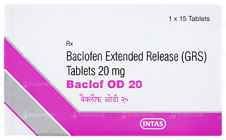 Baclof Od 20 Tablet 15