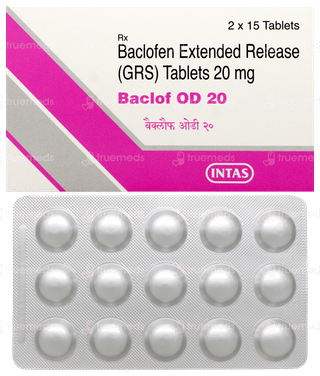Baclof Od 20 Tablet 15
